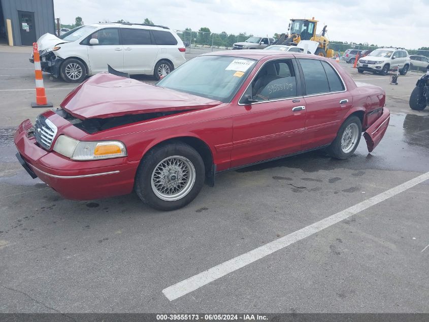 2001 Ford Crown Victoria Lx VIN: 2FAFP74W91X204057 Lot: 39555173