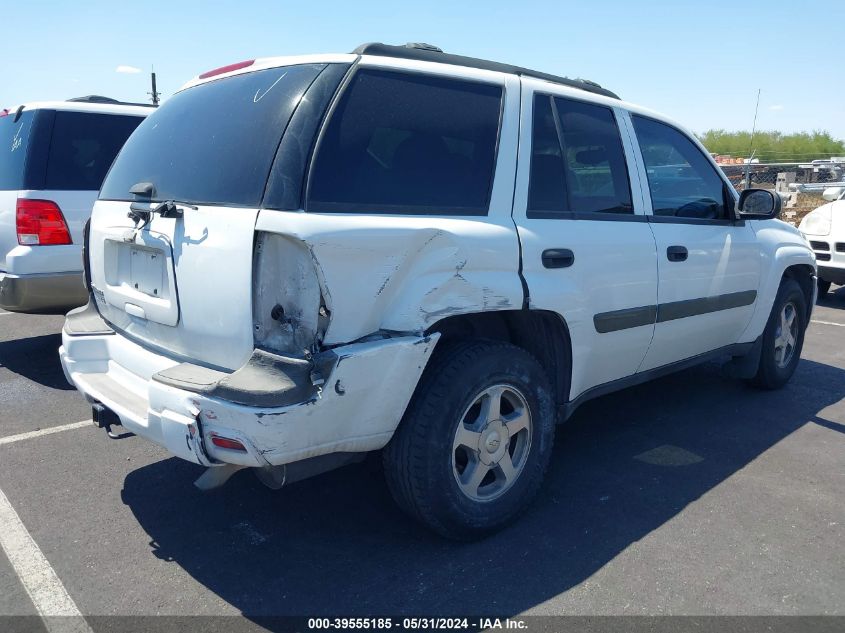 2005 Chevrolet Trailblazer Ls VIN: 1GNDS13S052126151 Lot: 39555185