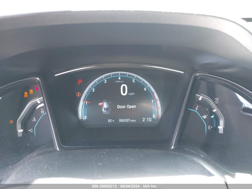 2018 Honda Civic Ex VIN: SHHFK7H59JU430365 Lot: 39555212