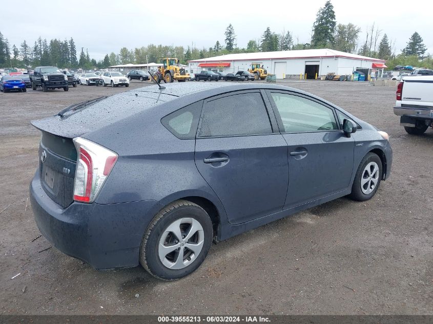 2014 Toyota Prius Two VIN: JTDKN3DU9E0357676 Lot: 39555213