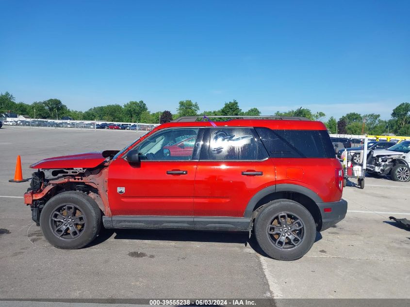 2022 Ford Bronco Sport Big Bend VIN: 3FMCR9B64NRD77586 Lot: 39555238