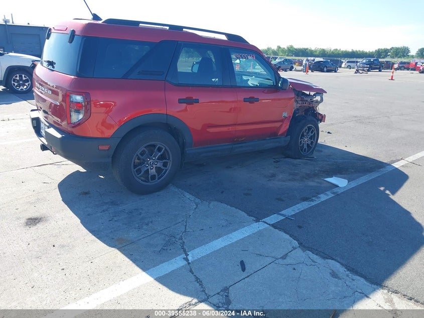2022 Ford Bronco Sport Big Bend VIN: 3FMCR9B64NRD77586 Lot: 39555238