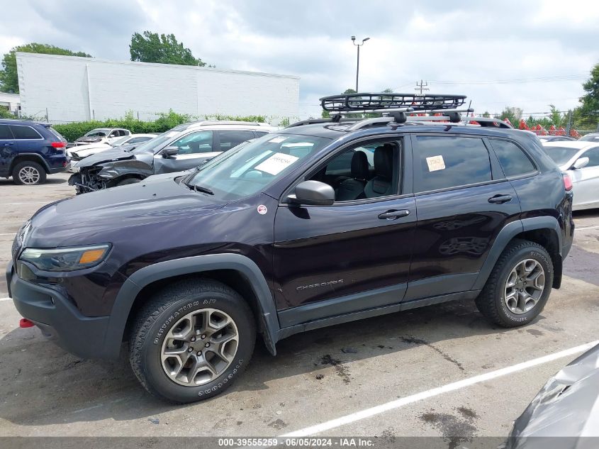 2021 Jeep Cherokee Trailhawk VIN: 1C4PJMBXXMD182186 Lot: 39555259