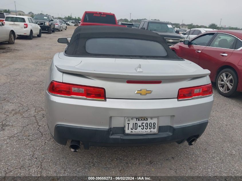 2015 CHEVROLET CAMARO 1LT - 2G1FD3D39F9139099