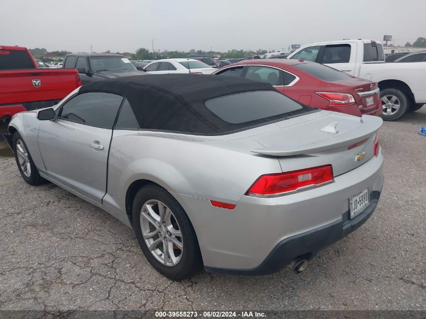 2015 CHEVROLET CAMARO 1LT - 2G1FD3D39F9139099