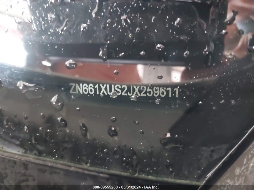 VIN ZN661XUS2JX259611 2018 MASERATI LEVANTE GRANSPORT