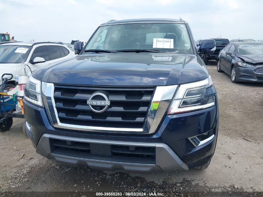 2023 Nissan Armada Sl 4Wd VIN: JN8AY2BB0P9833329 Lot: 39555283