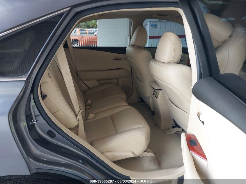 2012 Lexus Rx 350 VIN: 2T2BK1BA5CC140761 Lot: 39555287