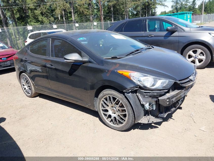 2012 Hyundai Elantra Limited VIN: 5NPDH4AE8CH119756 Lot: 39555288