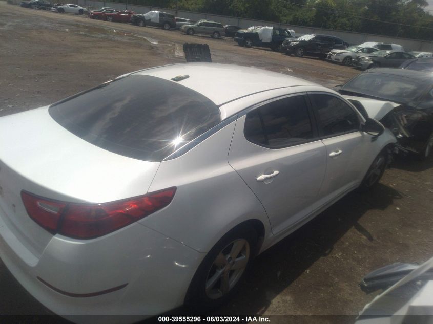 2014 Kia Optima Lx VIN: 5XXGM4A7XEG343779 Lot: 39555296