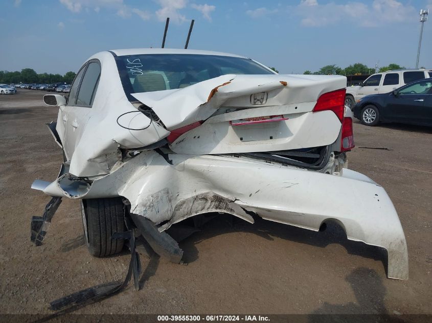 2008 Honda Civic Lx VIN: 1HGFA16578L051300 Lot: 39555300