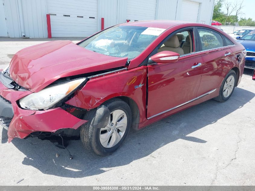 2014 Hyundai Sonata Hybrid VIN: KMHEC4A40EA116592 Lot: 39555308