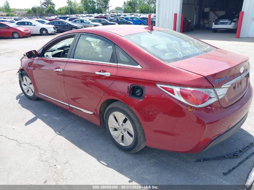 2014 Hyundai Sonata Hybrid VIN: KMHEC4A40EA116592 Lot: 39555308