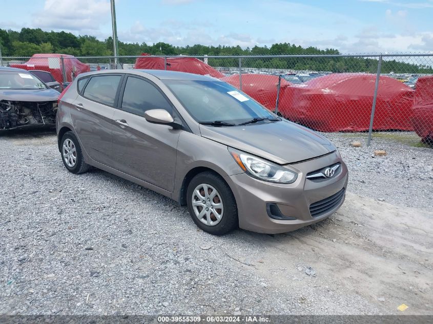 2013 Hyundai Accent Gs VIN: KMHCT5AE2DU125958 Lot: 39555309