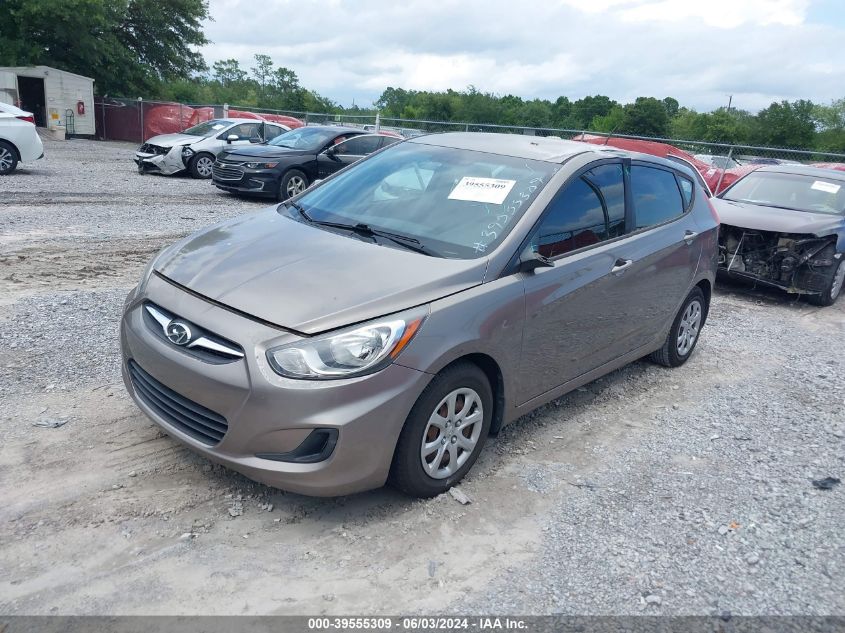 2013 Hyundai Accent Gs VIN: KMHCT5AE2DU125958 Lot: 39555309