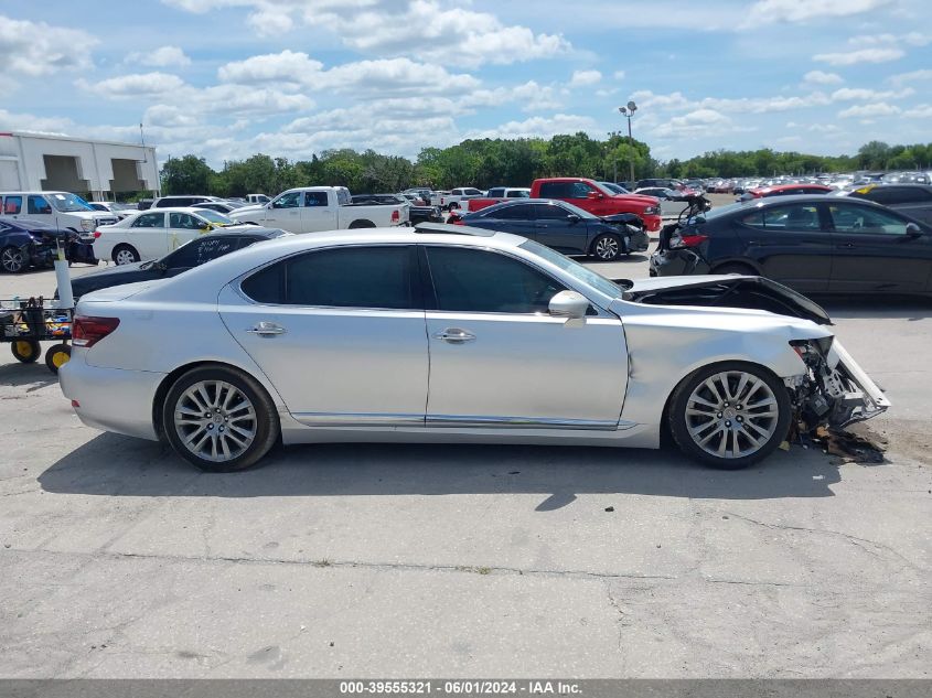 2013 Lexus Ls 460 L VIN: JTHGL1EF0D5048730 Lot: 39555321