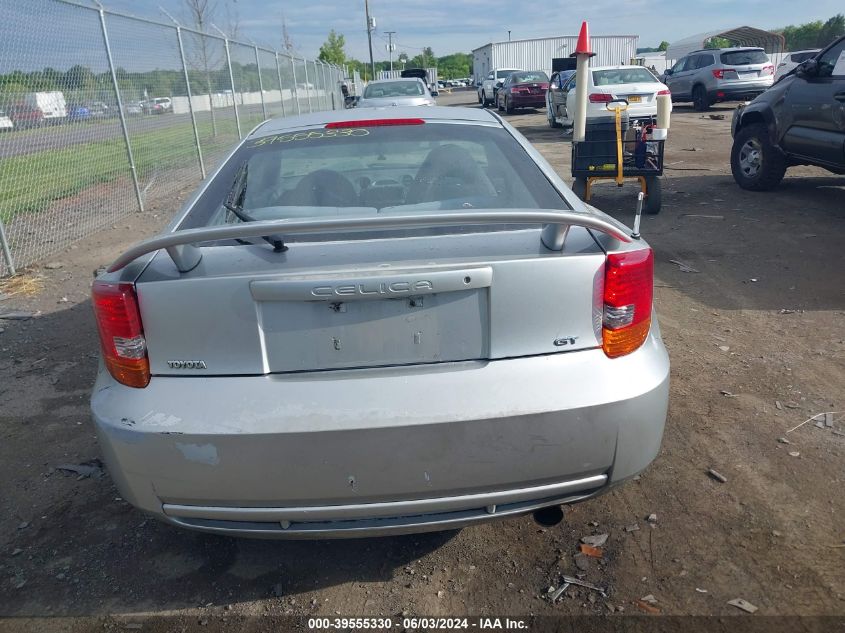 2000 Toyota Celica Gt VIN: JTDDR32T9Y0027905 Lot: 39555330