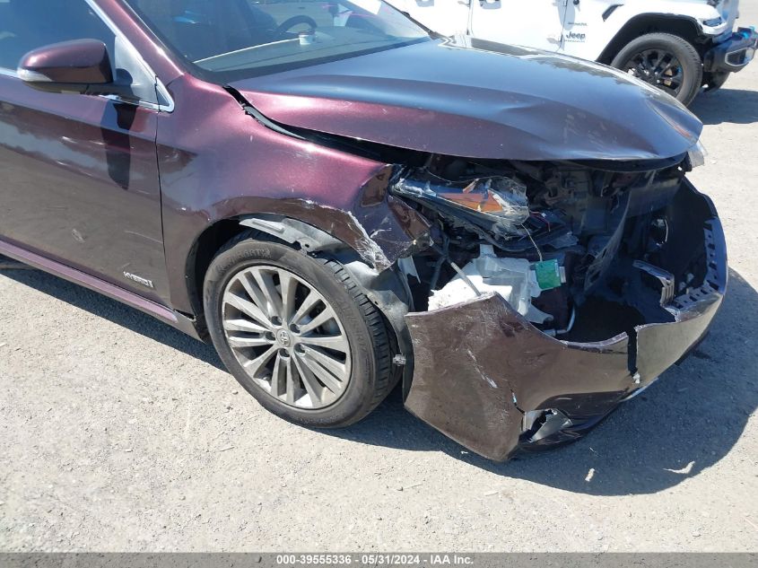 2014 Toyota Avalon Hybrid Limited VIN: 4T1BD1EB0EU024873 Lot: 39555336