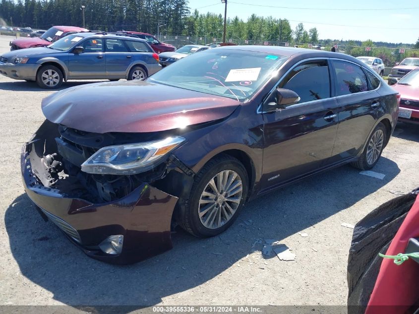 2014 Toyota Avalon Hybrid Limited VIN: 4T1BD1EB0EU024873 Lot: 39555336