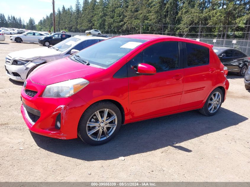 2014 Toyota Yaris Se (Tmc/Cbu Plant) VIN: JTDKTUD38ED582960 Lot: 39555339