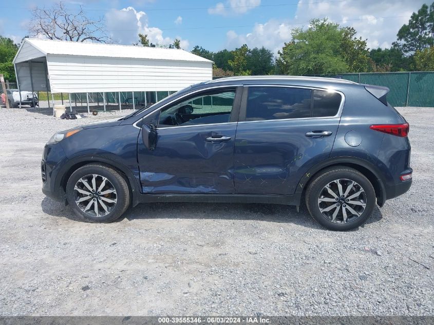 2017 Kia Sportage Ex VIN: KNDPN3AC2H7284860 Lot: 39555346