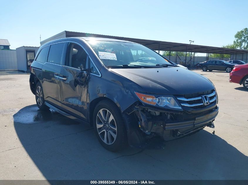 2014 Honda Odyssey Touring/Touring Elite VIN: 5FNRL5H93EB097699 Lot: 39555349