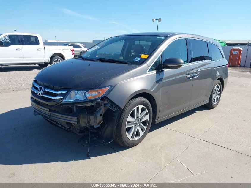 2014 Honda Odyssey Touring/Touring Elite VIN: 5FNRL5H93EB097699 Lot: 39555349