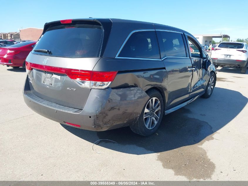 2014 Honda Odyssey Touring/Touring Elite VIN: 5FNRL5H93EB097699 Lot: 39555349