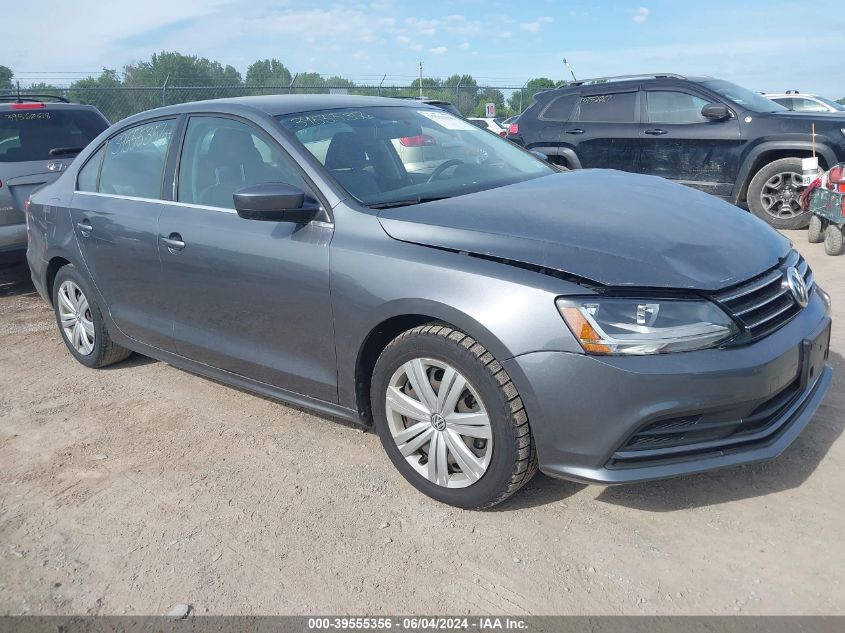 2017 Volkswagen Jetta 1.4T S VIN: 3VW2B7AJ0HM405204 Lot: 39555356