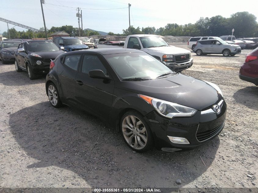 2013 HYUNDAI VELOSTER BASE W/BLACK - KMHTC6AD9DU161854