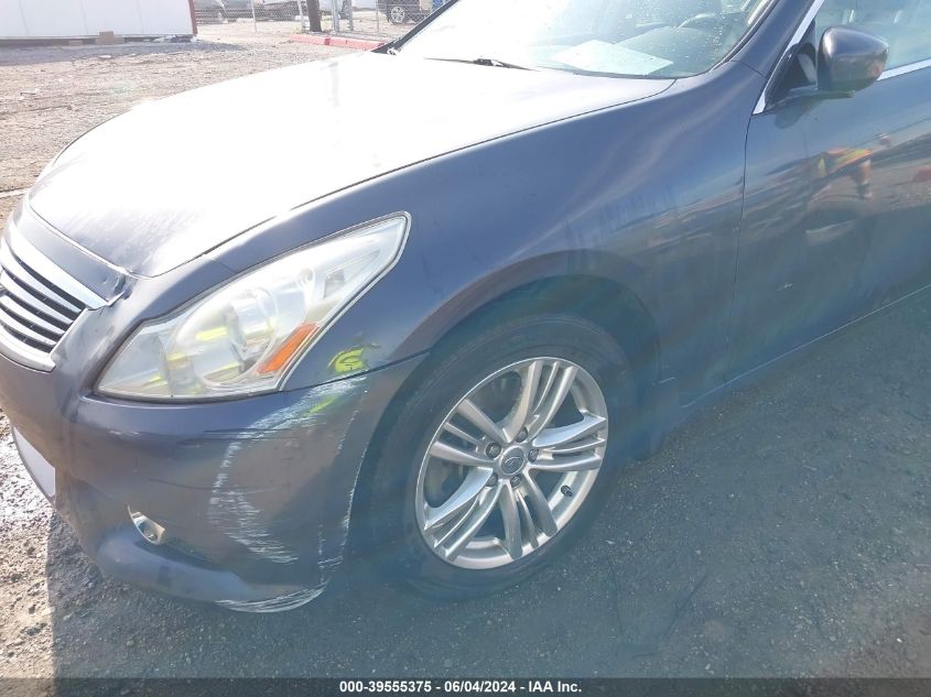 2010 Infiniti G37X VIN: JN1CV6AR9AM254897 Lot: 39555375