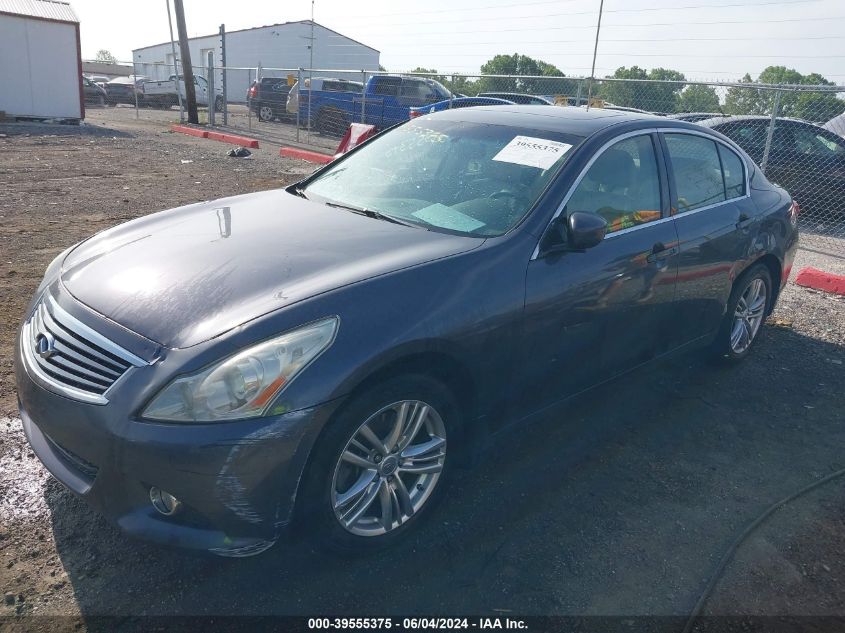 2010 Infiniti G37X VIN: JN1CV6AR9AM254897 Lot: 39555375