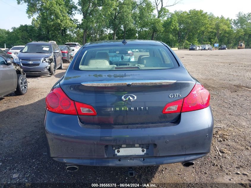 2010 Infiniti G37X VIN: JN1CV6AR9AM254897 Lot: 39555375