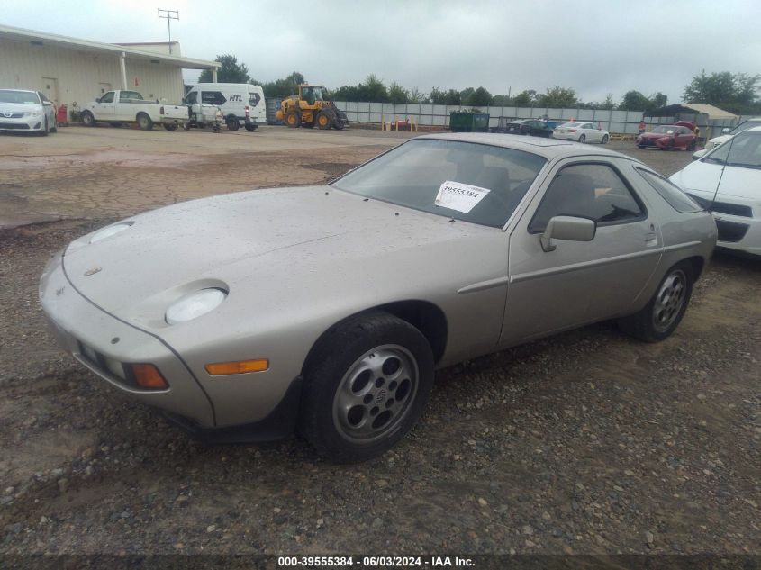 1982 Porsche 928 VIN: WP0JA092XCS820343 Lot: 39555384