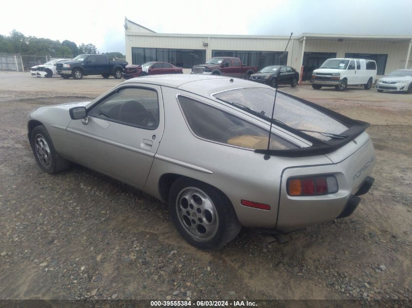 1982 Porsche 928 VIN: WP0JA092XCS820343 Lot: 39555384