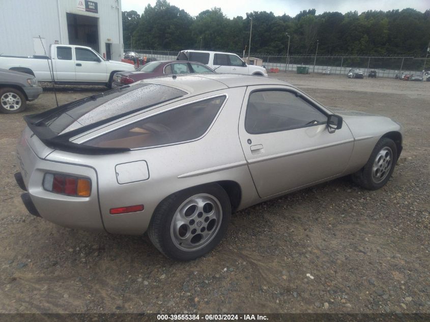 1982 Porsche 928 VIN: WP0JA092XCS820343 Lot: 39555384