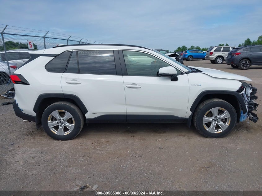 2021 Toyota Rav4 Xle Hybrid VIN: JTMRWRFV5MD134465 Lot: 39555388