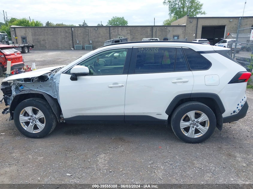 2021 Toyota Rav4 Xle Hybrid VIN: JTMRWRFV5MD134465 Lot: 39555388