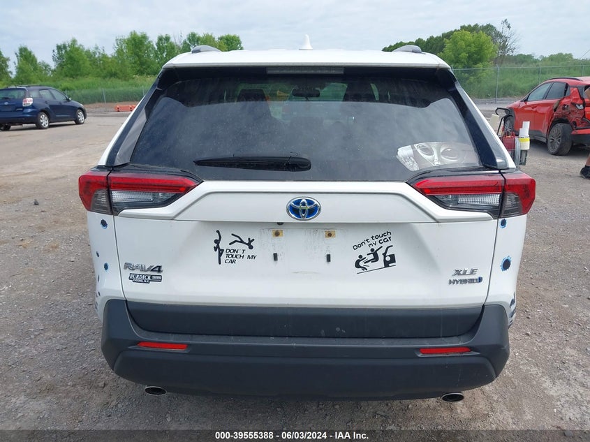 2021 Toyota Rav4 Xle Hybrid VIN: JTMRWRFV5MD134465 Lot: 39555388