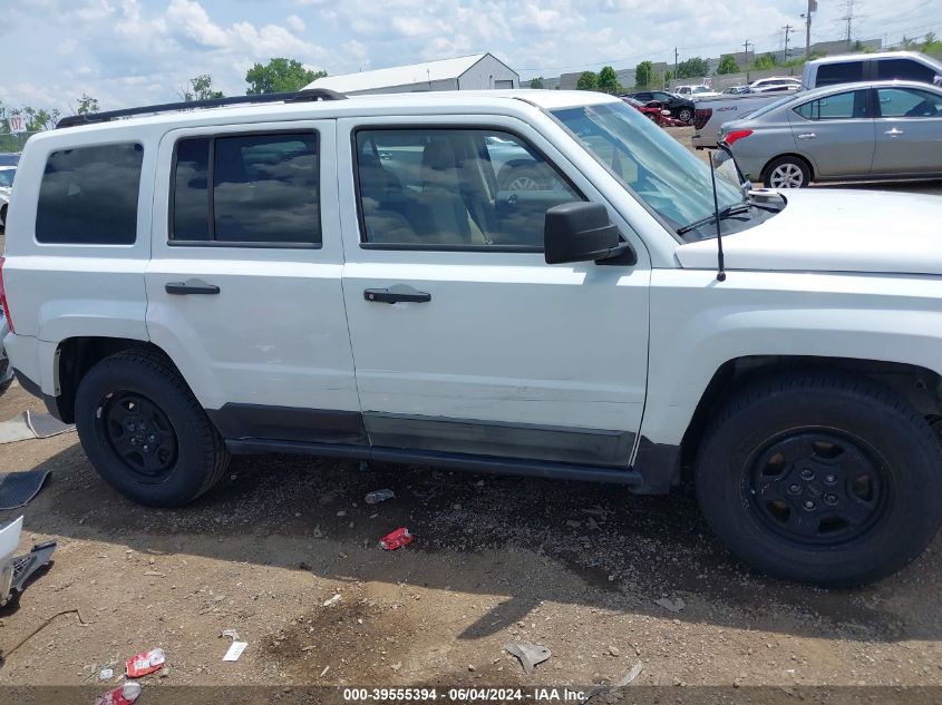 2014 Jeep Patriot Sport VIN: 1C4NJPBA0ED870509 Lot: 39555394