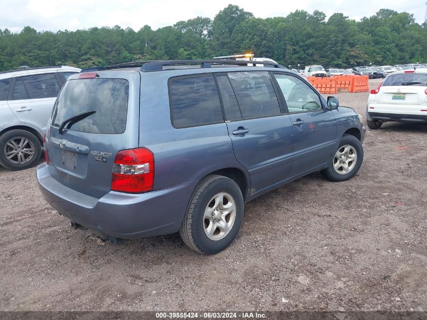 2005 Toyota Highlander VIN: JTEGD21A950110442 Lot: 39555424