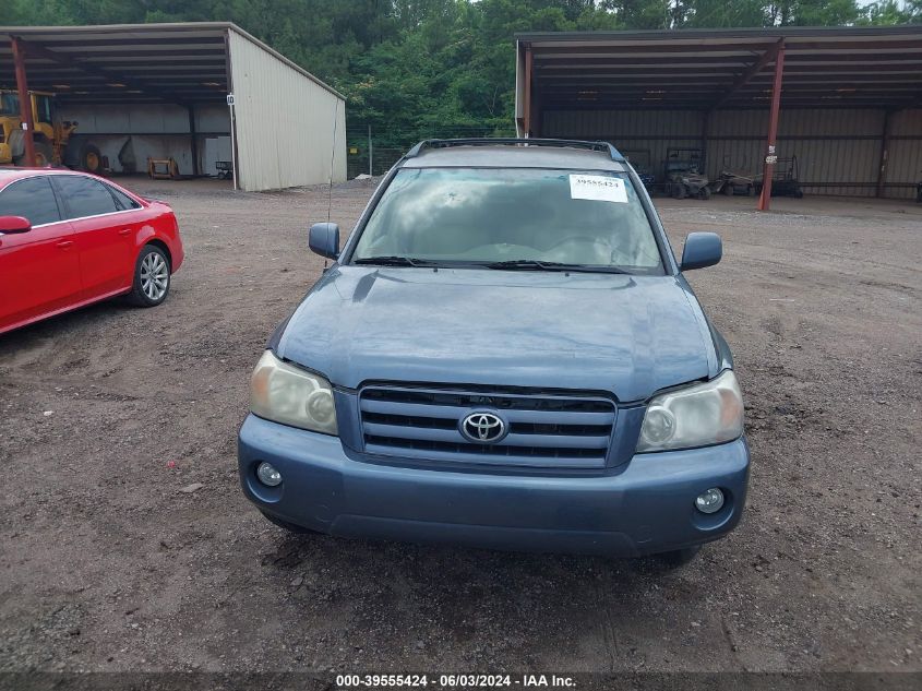 2005 Toyota Highlander VIN: JTEGD21A950110442 Lot: 39555424