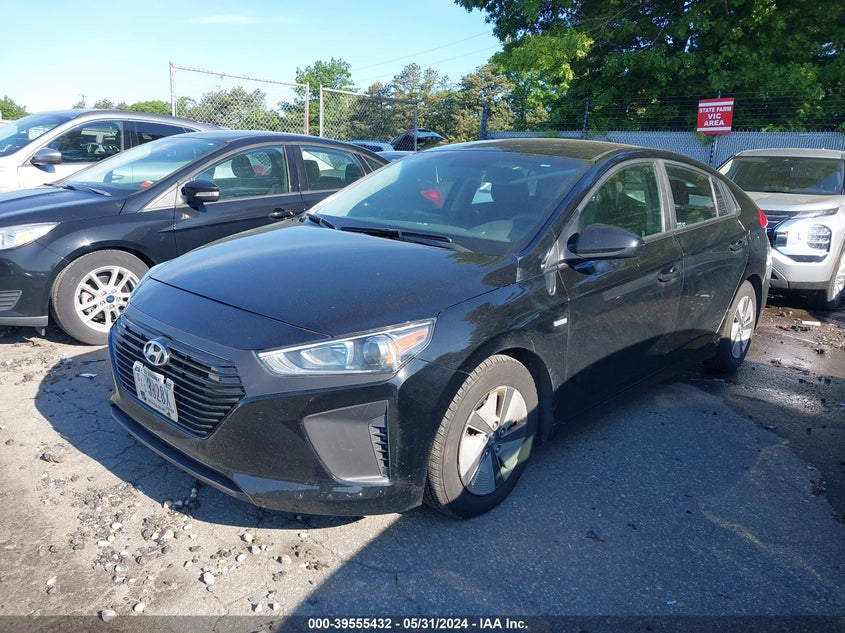 2018 HYUNDAI IONIQ HYBRID BLUE - KMHC65LC3JU075361