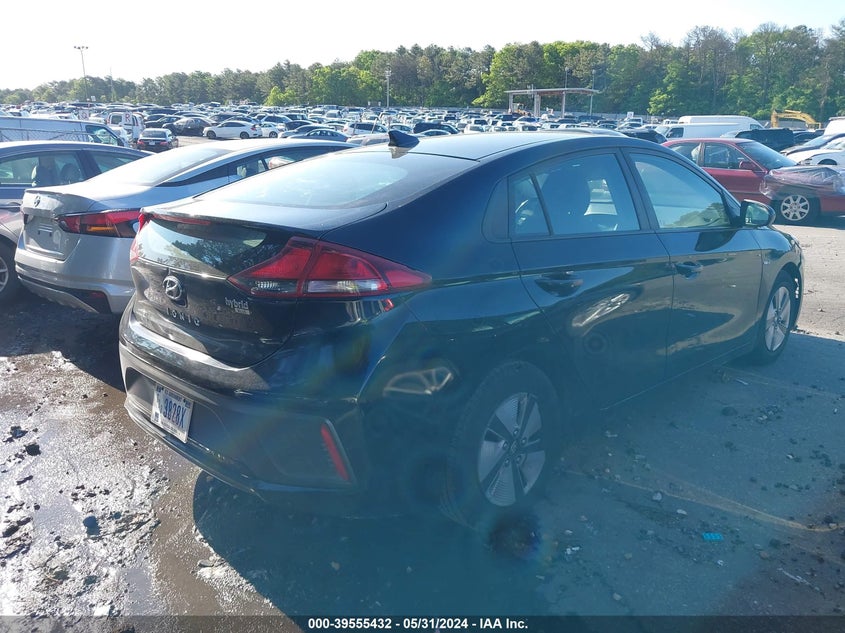 2018 HYUNDAI IONIQ HYBRID BLUE - KMHC65LC3JU075361