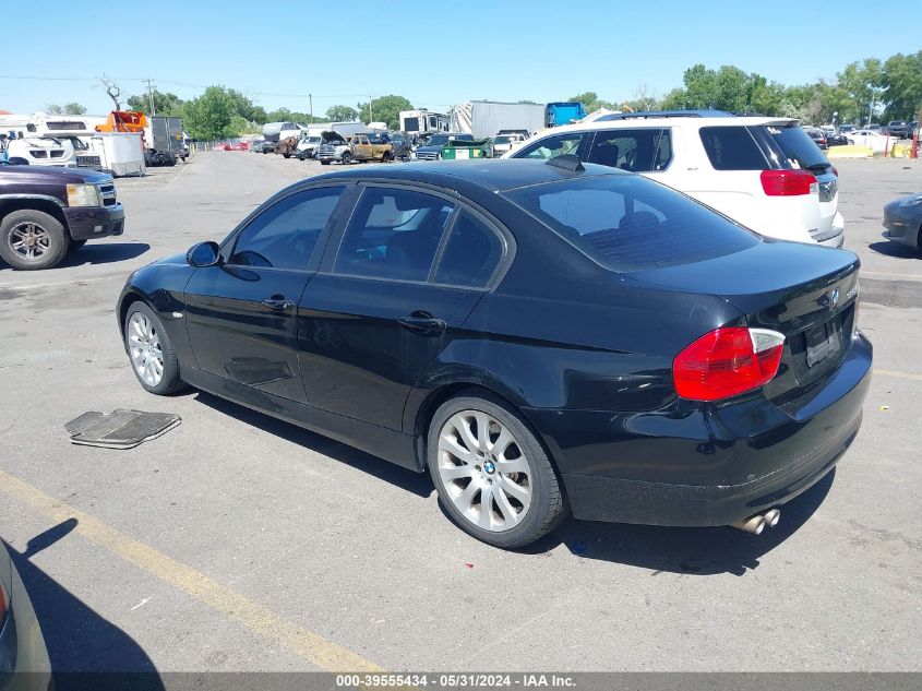 2007 BMW 328Xi VIN: WBAVC93547KZ71376 Lot: 39555434