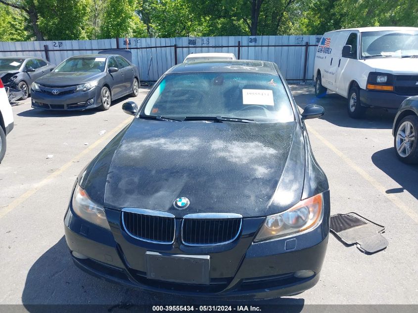 2007 BMW 328Xi VIN: WBAVC93547KZ71376 Lot: 39555434