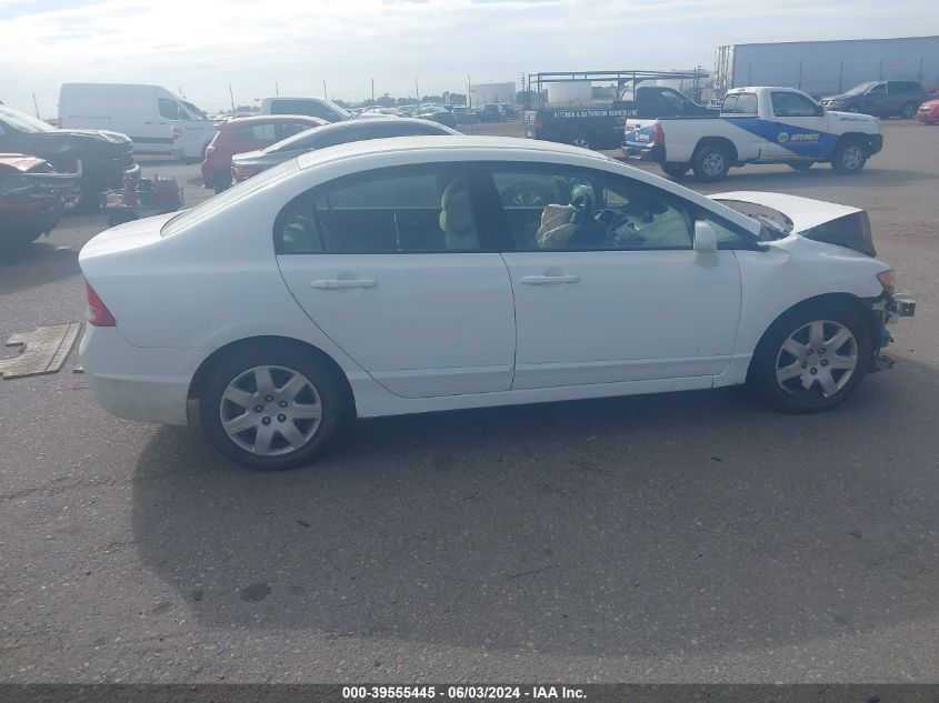 2008 Honda Civic Lx VIN: 1HGFA165X8L053316 Lot: 39555445