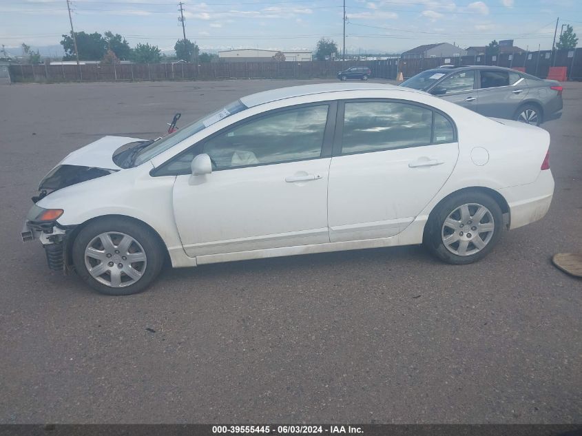 2008 Honda Civic Lx VIN: 1HGFA165X8L053316 Lot: 39555445