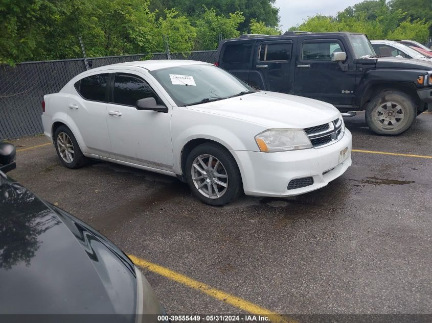 2014 Dodge Avenger Se VIN: 1C3CDZAB1EN130034 Lot: 39555449