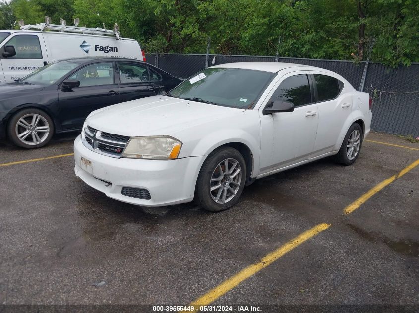 2014 Dodge Avenger Se VIN: 1C3CDZAB1EN130034 Lot: 39555449